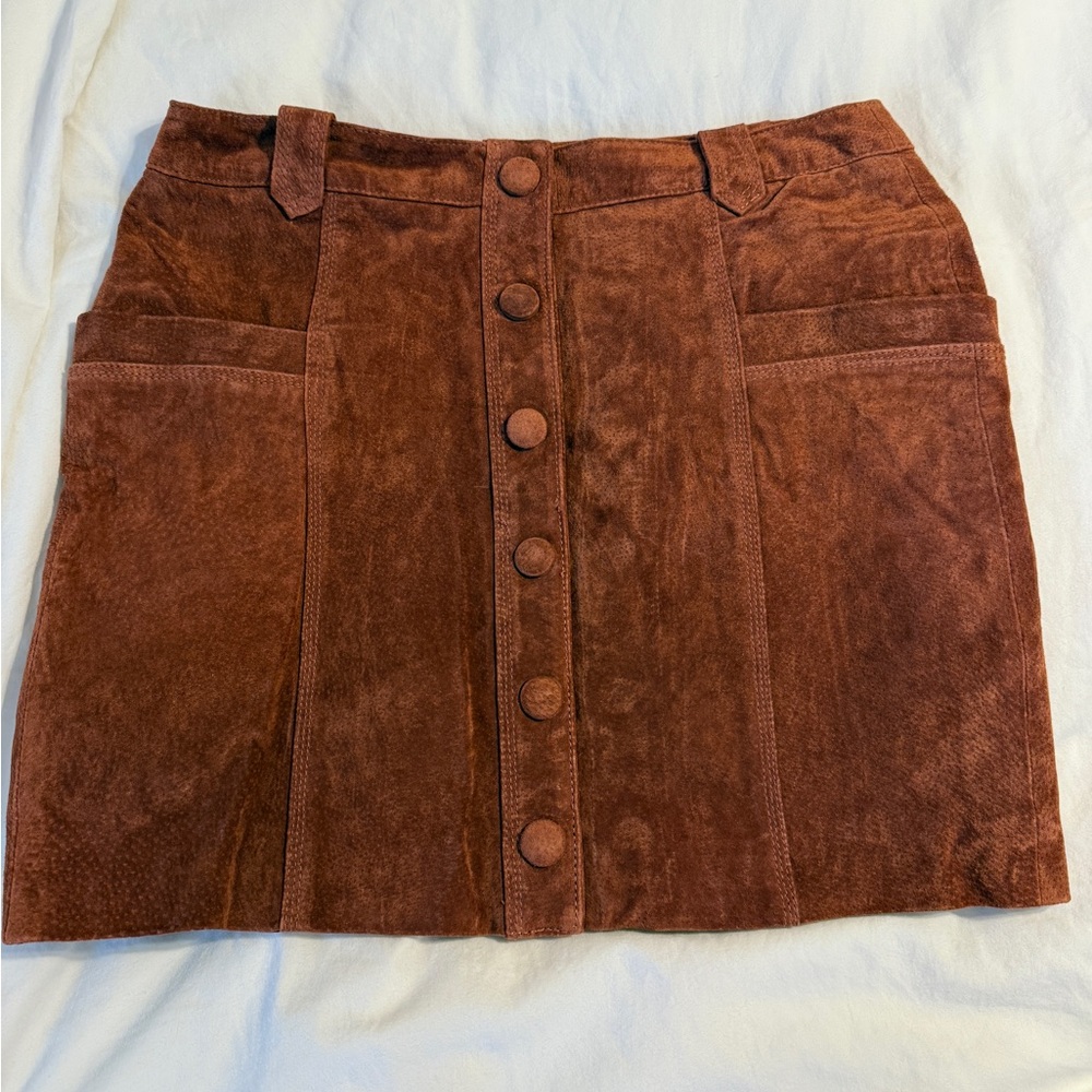 Blank NYC Suede Mini Skirt